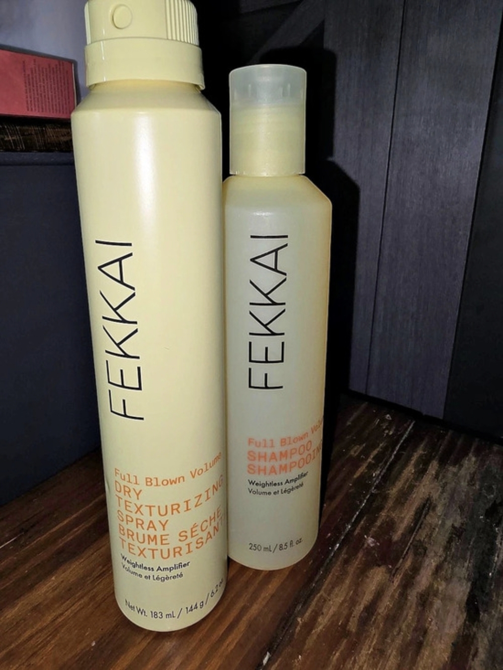 FEKKAI Full Blown Volume Dry Texturizing Spray and Full Blown Volume Shampoo